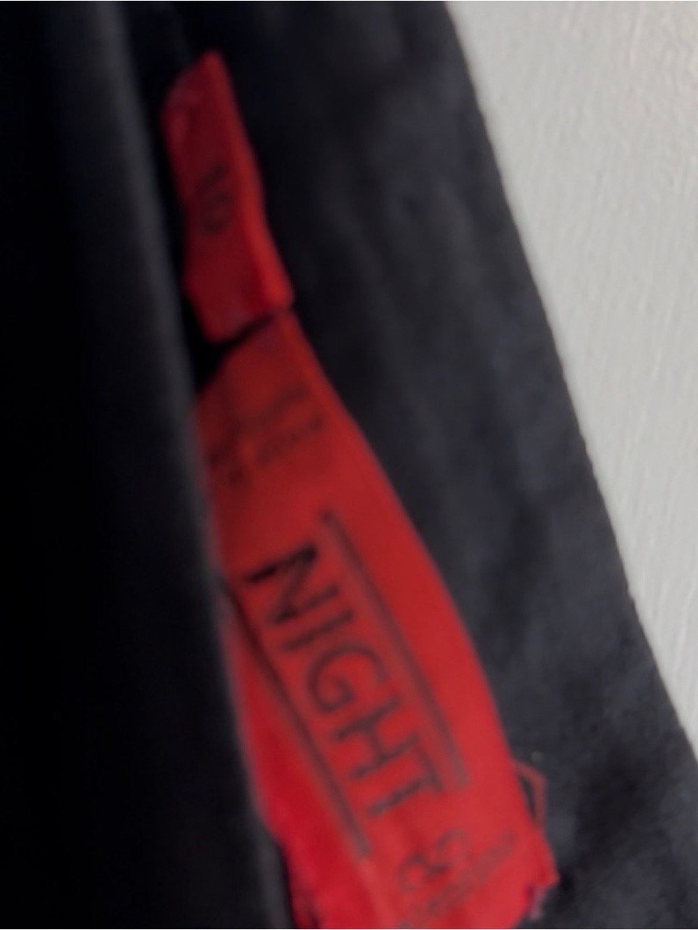 Vintage Valentino Black Maxi Skirt with Red and Green Panels - Picture 7 of 7
